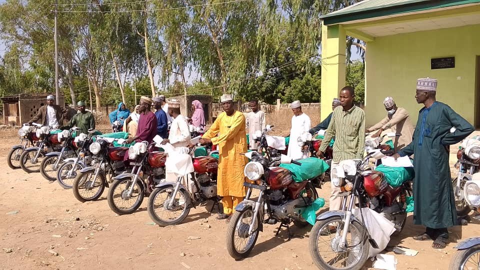 NG-CARES Distributes Motorcycles To Jigawa Facilitators