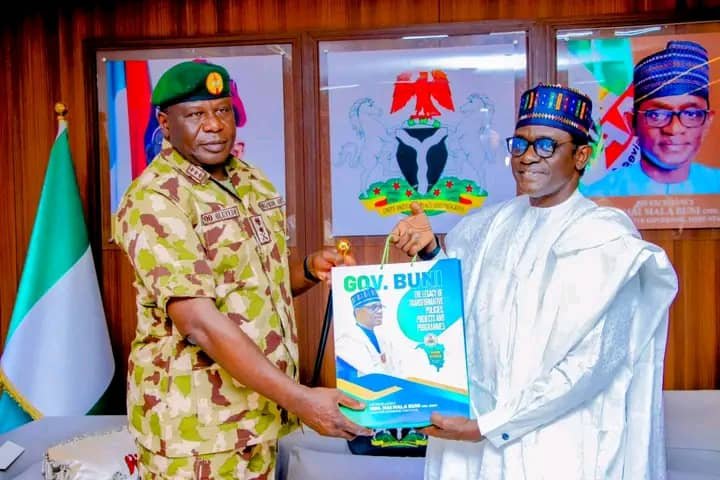 COAS Vows to Strengthen Security in Yobe As Governor Calls For More Air Power 