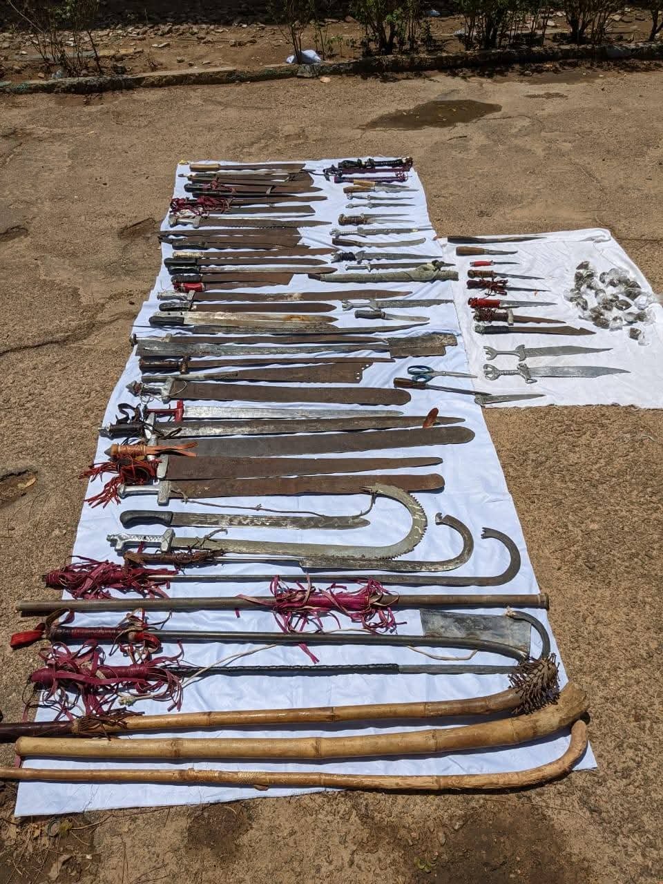 Police Arrest 51 Thugs, Recover Dangerous Weapons, Illicit Drugs In Kano