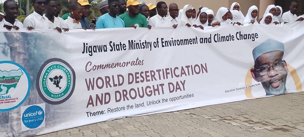 Environmental Health Students Plant Trees Along 15km Road Corridor In Jigawa