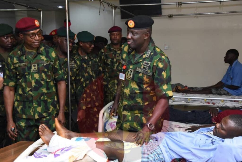 COAS Visits Injured Troops, Assures Adequate Medical Care